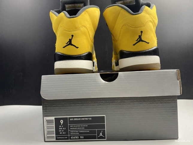 One Kick Jordan 5 Retro Air T23 454783-701 Tokyo 0801